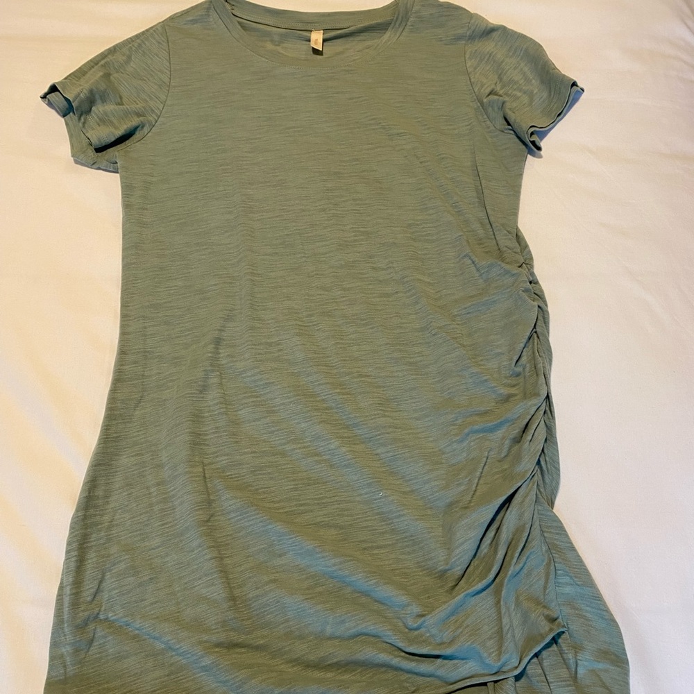 Green T-Shirt Dress
